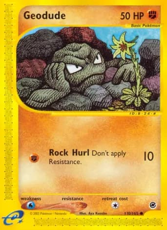 Geodude Pokémon card #110