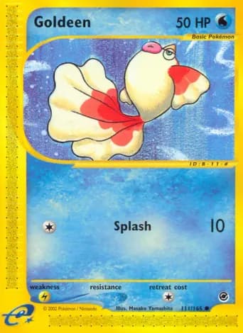 Goldeen Pokémon card #111