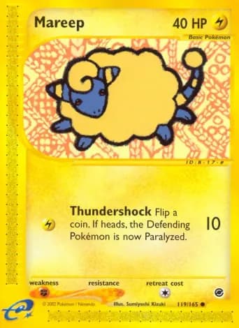 Mareep Pokémon card #119