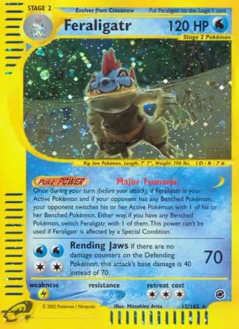 Feraligatr Pokémon card #12