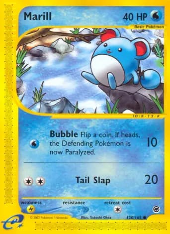 Marill Pokémon card #120