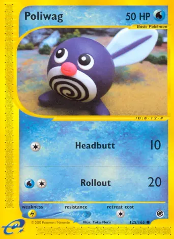 Poliwag Pokémon card #125
