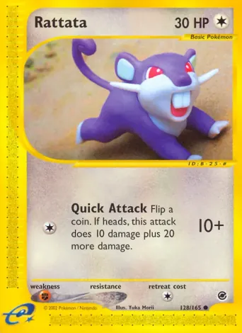 Rattata Pokémon card #128