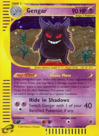 Gengar Pokémon card #13