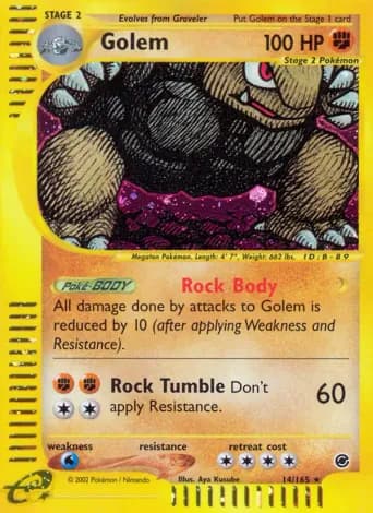 Golem Pokémon card #14