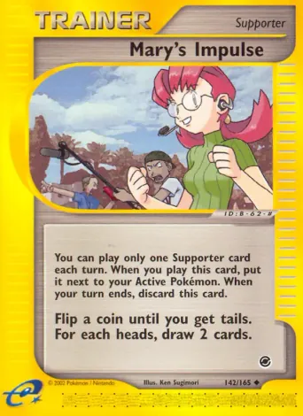 Mary's Impulse Pokémon card #142