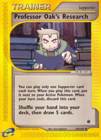 Professor Oak's Research Pokémon card #149