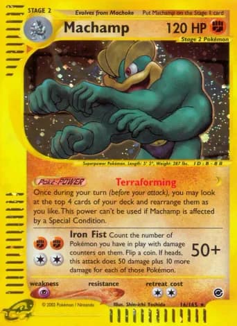 Machamp Pokémon card #16