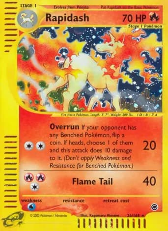 Rapidash Pokémon card #26