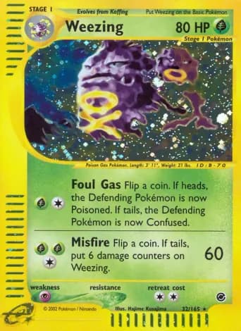 Weezing Pokémon card #32