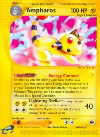 Ampharos Pokémon card #34