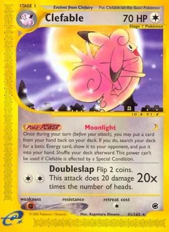 Clefable Pokémon card #41