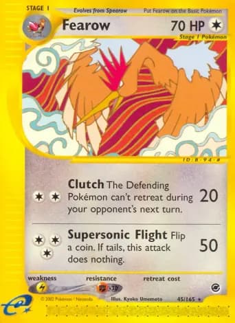Fearow Pokémon card #45