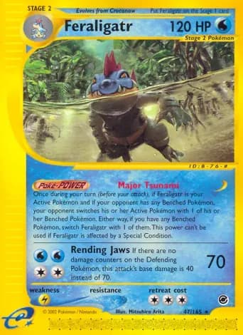 Feraligatr Pokémon card #47
