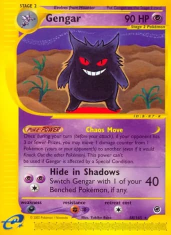 Gengar Pokémon card #48