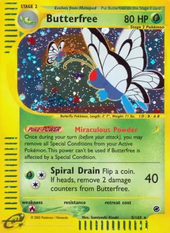 Butterfree Pokémon card #5