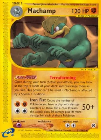 Machamp Pokémon card #51