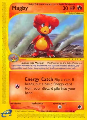 Magby Pokémon card #52