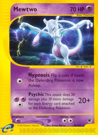Mewtwo Pokémon card #56