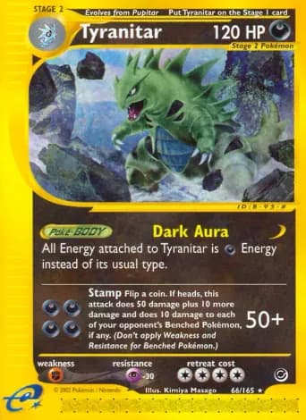 Tyranitar Pokémon card #66