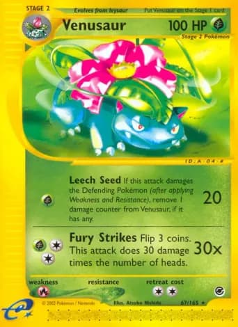 Venusaur Pokémon card #67