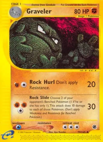 Graveler Pokémon card #79