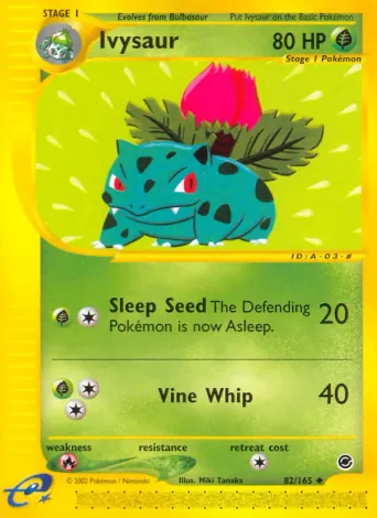 Ivysaur Pokémon card #82
