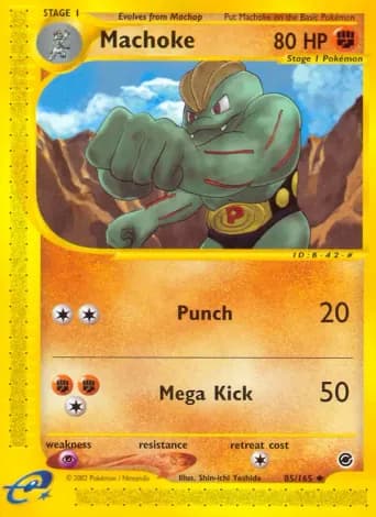 Machoke Pokémon card #85
