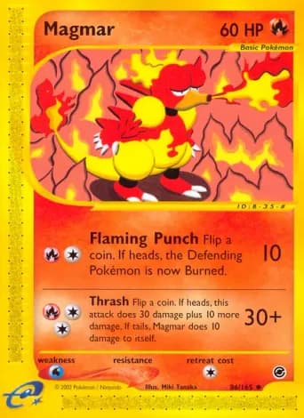 Magmar Pokémon card #86