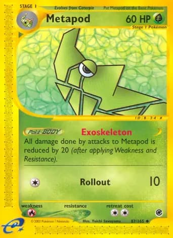 Metapod Pokémon card #87