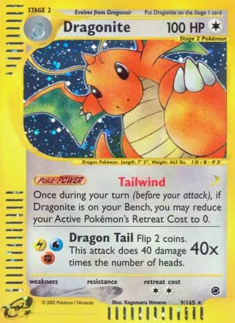 Dragonite Pokémon card #9
