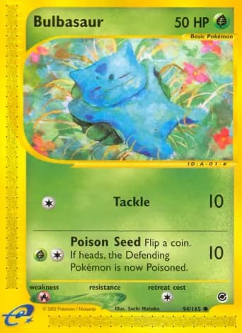Bulbasaur Pokémon card #94