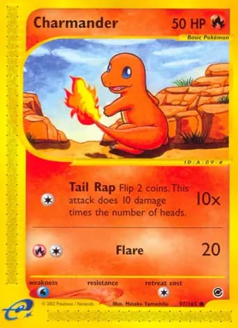 Charmander Pokémon card #97