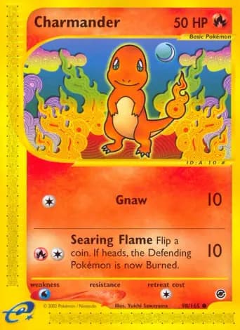 Charmander Pokémon card #98