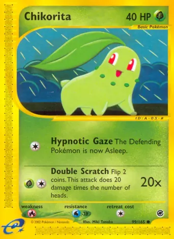 Chikorita Pokémon card #99