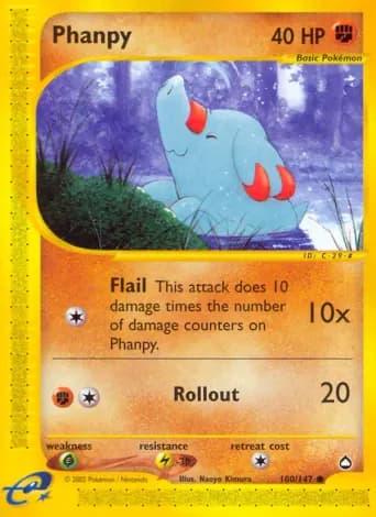Phanpy Pokémon card #100
