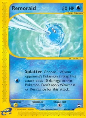 Remoraid Pokémon card #105