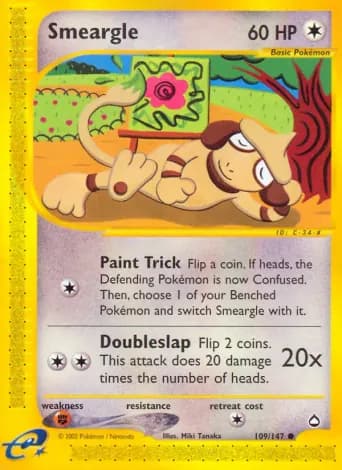 Smeargle Pokémon card #109