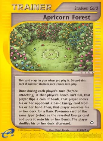 Apricorn Forest Pokémon card #118