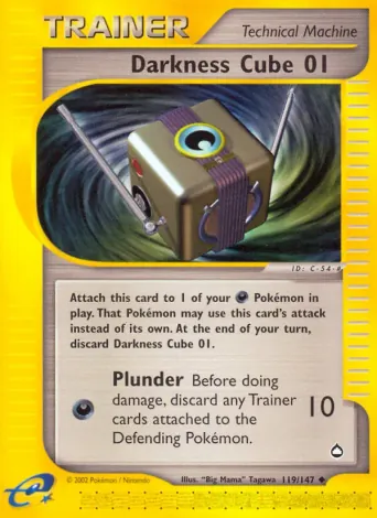 Darkness Cube 01 Pokémon card #119