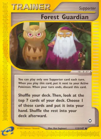 Forest Guardian Pokémon card #123