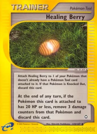 Healing Berry Pokémon card #125
