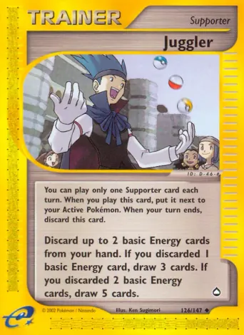 Juggler Pokémon card #126