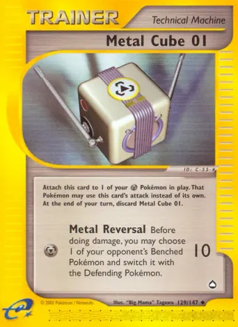 Metal Cube 01 Pokémon card #129