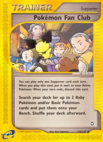 Pokémon Fan Club Pokémon card #130