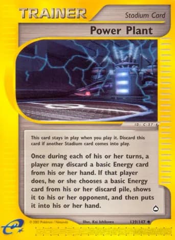 Power Plant Pokémon card #139