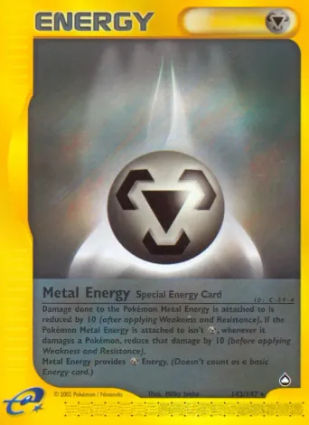 Metal Energy Pokémon card #143
