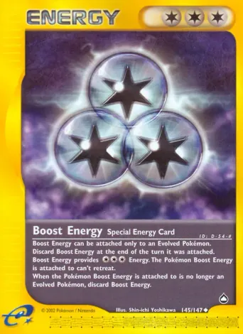 Boost Energy Pokémon card #145