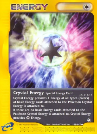 Crystal Energy Pokémon card #146