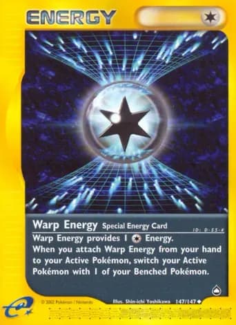 Warp Energy Pokémon card #147